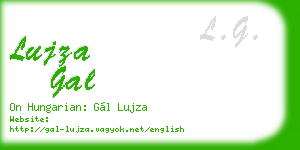 lujza gal business card