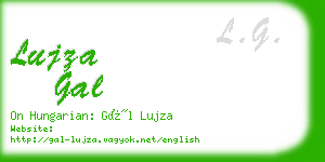 lujza gal business card